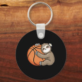 Porte-clés Cute Girl Loth Sloth Basketball (Recto)