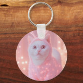 Porte-clés Cute Glowing Reindeer Kitty Winter Fantasy         (Verso)