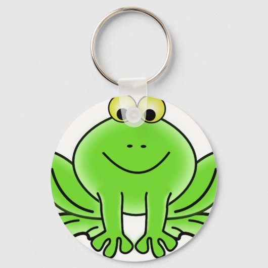 Porte-clés Cute grenouille drôle (Recto)