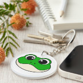 Porte-clés Cute grenouille souriante (Devant droit)