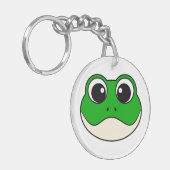 Porte-clés Cute grenouille souriante (Devant gauche)