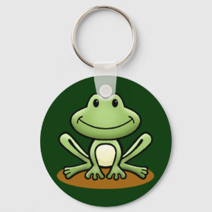 Porte-clés Cute grenouille verte