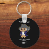 Porte-clés Cute Hamilton Chat (Recto)