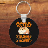 Porte-clés Cute Hamster Design For Men Women Kids Dwarf Hamst (Recto)