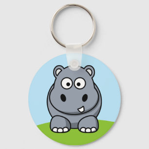 Porte-clés Cute Hippo