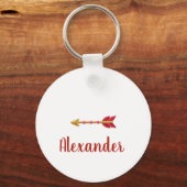 Porte-clés Cute intertwined knitted wedding rings with pink  (Verso)