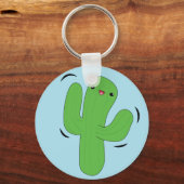 Porte-clés Cute kawaii danser porte - clé de cactus (Recto)