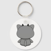 Porte-clés Cute Kawaii Demon Chat (Verso)