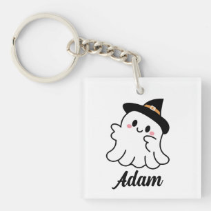 Porte-clés Cute Kawaii Halloween Nom personnalisé Porte - clé