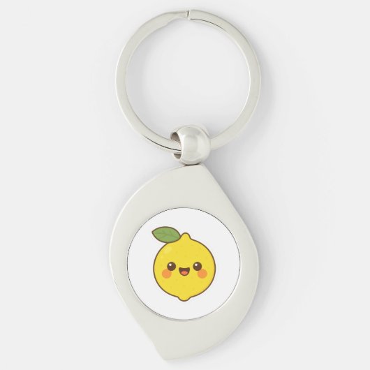 Porte-clés Cute Kawaii Lemon (Devant)