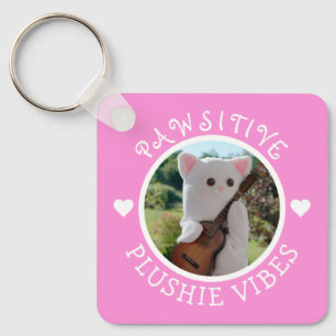 Porte-clés Cute Kawaii Pink Plushie Vibes
