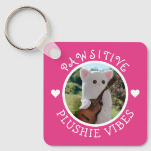 Porte-clés Cute Kawaii Pink Plushie Vibes