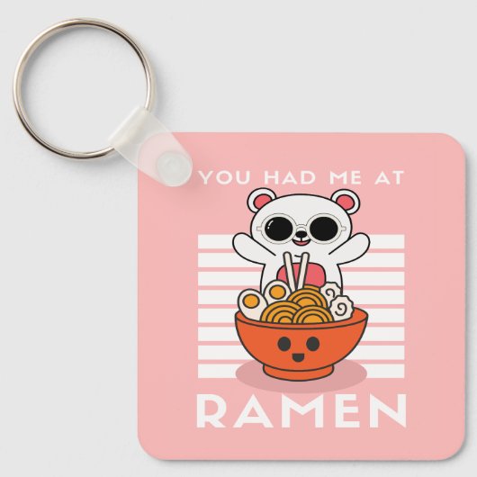 Porte-clés Cute Kawaii Ramen (Recto)