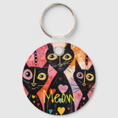 Porte-clés Cute Key Chain Kitten Cat & Dog Puppy Flip it (Recto)