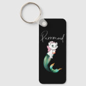 Porte-clés Cute Kitten Purrmaid - Fun Mermaid Design de chat (Recto)