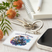 Porte-clés Cute Koala dans l'espace extra-atmosphérique, astr (Devant Droit)