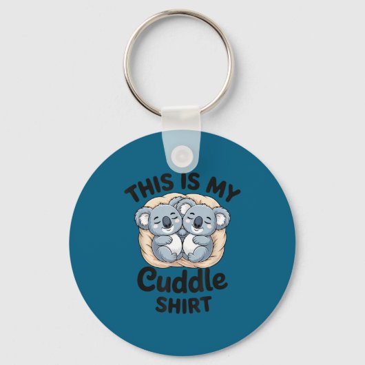 Porte-clés Cute Koalas Snuggle Animal Lover This Is My Cuddle (Recto)