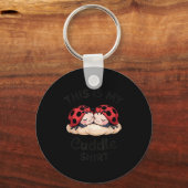 Porte-clés Cute Ladybug Couple This Is My Cuddle  (Recto)