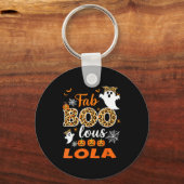 Porte-clés Cute Leopard Fab Boo Lous Lola Soky Halloween Cost (Recto)