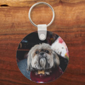 Porte-clés Cute lhasa apso puppy at (Recto)