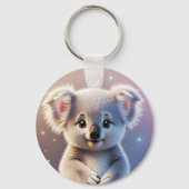 Porte-clés Cute Little Koala Imaginaire Dreamy Gradient (Verso)