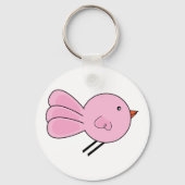 Porte-clés Cute Little Pink Bird Keychain (Recto)