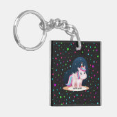 Porte-clés Cute Little Unicorn (Devant gauche)