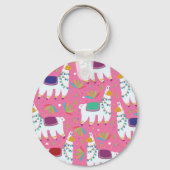 Porte-clés Cute Llama Motif (Recto)