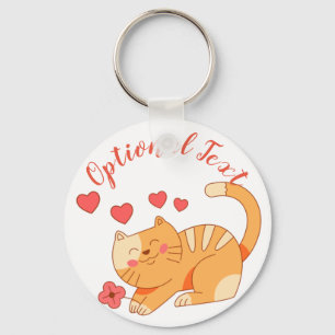 Porte-clés Cute Lote Orange Tabby Kitten