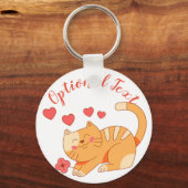 Porte-clés Cute Lote Orange Tabby Kitten (Recto)