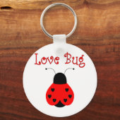 Porte-clés Cute Love Bug Heart Ladybug Porte - clé (Recto)