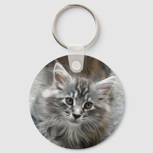 Porte-clés Cute Maine Coon porte - clé chaton (Recto)
