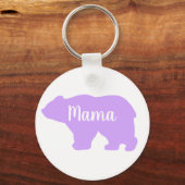 Porte-clés Cute Mama ours design mère cadeau de jour (Recto)