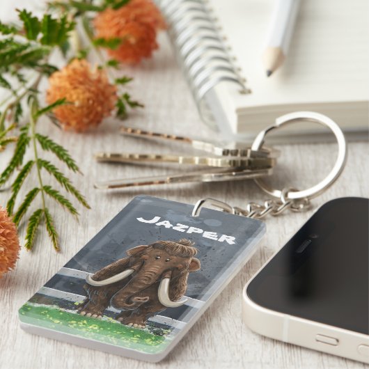 Porte-clés Cute Mastodon (Devant droit)