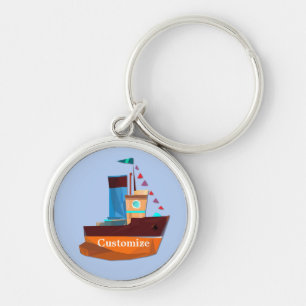 Porte-clés Cute Minuscule remorqueur Thunder-Cove