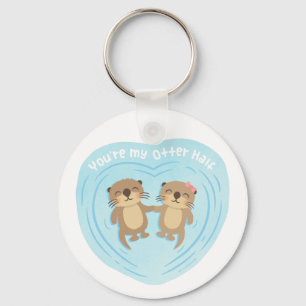 Porte-clés Cute My Otter Half Pun Love Humor Magnet