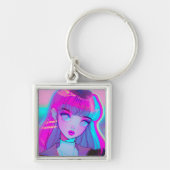 Porte-clés Cute Neon Anime Porte - clé fille (Devant)