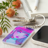 Porte-clés Cute Neon Anime Porte - clé fille (Devant droit)