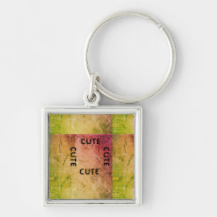 Porte-clés CUTE_ NOIR ET LUMIÈRE ( Jaune rouge vert )