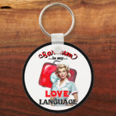 Porte-clés Cute Nurse Pinup_ Love (Recto)