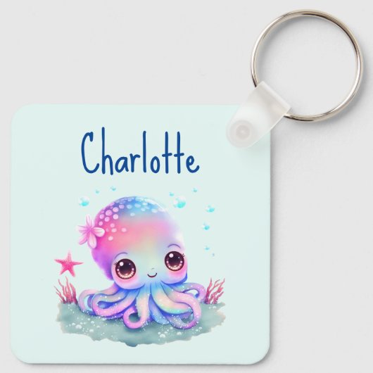 Porte-clés Cute Octopus Sea Creator (Dos)