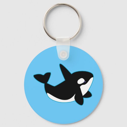 Porte-clés Cute Orca (Baleine Tueuse) (Recto)