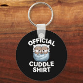 Porte-clés Cute Otter Couple Cozy Cuddle  (Recto)