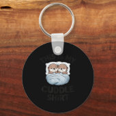 Porte-clés Cute Otter Couple Snuggle This Is My Cuddle  (Recto)