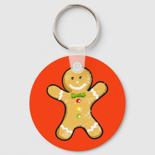 Porte-clés Cute pain d'épices biscuit