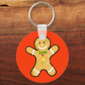Porte-clés Cute pain d'épices biscuit (Recto)