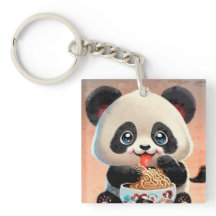 Cute Panda manger Ramen