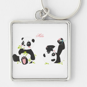 Porte-clés Cute pandas