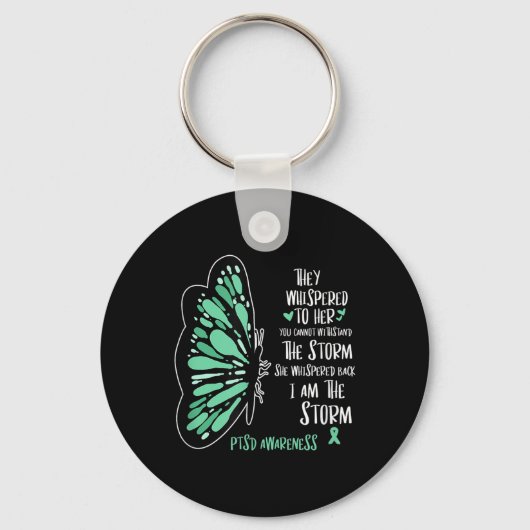 Porte-clés Cute Papillon Prévention de la dépression Ptsd Arm (Recto)