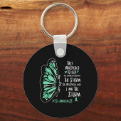 Porte-clés Cute Papillon Prévention de la dépression Ptsd Arm (Recto)